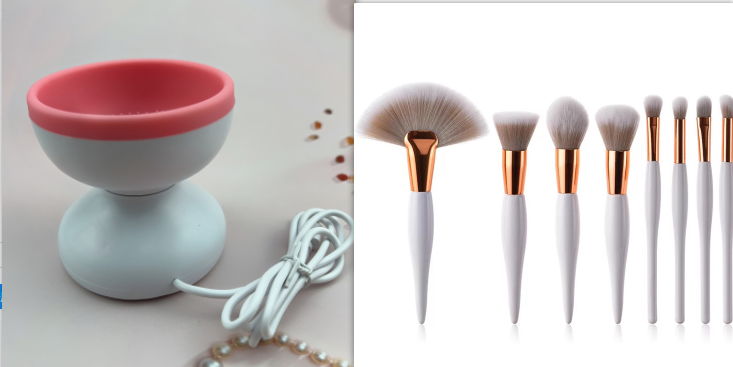 Portable Makeup Brush Cleaner.