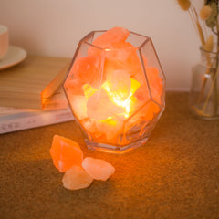 Himalayan Crystal Salt Lamp.