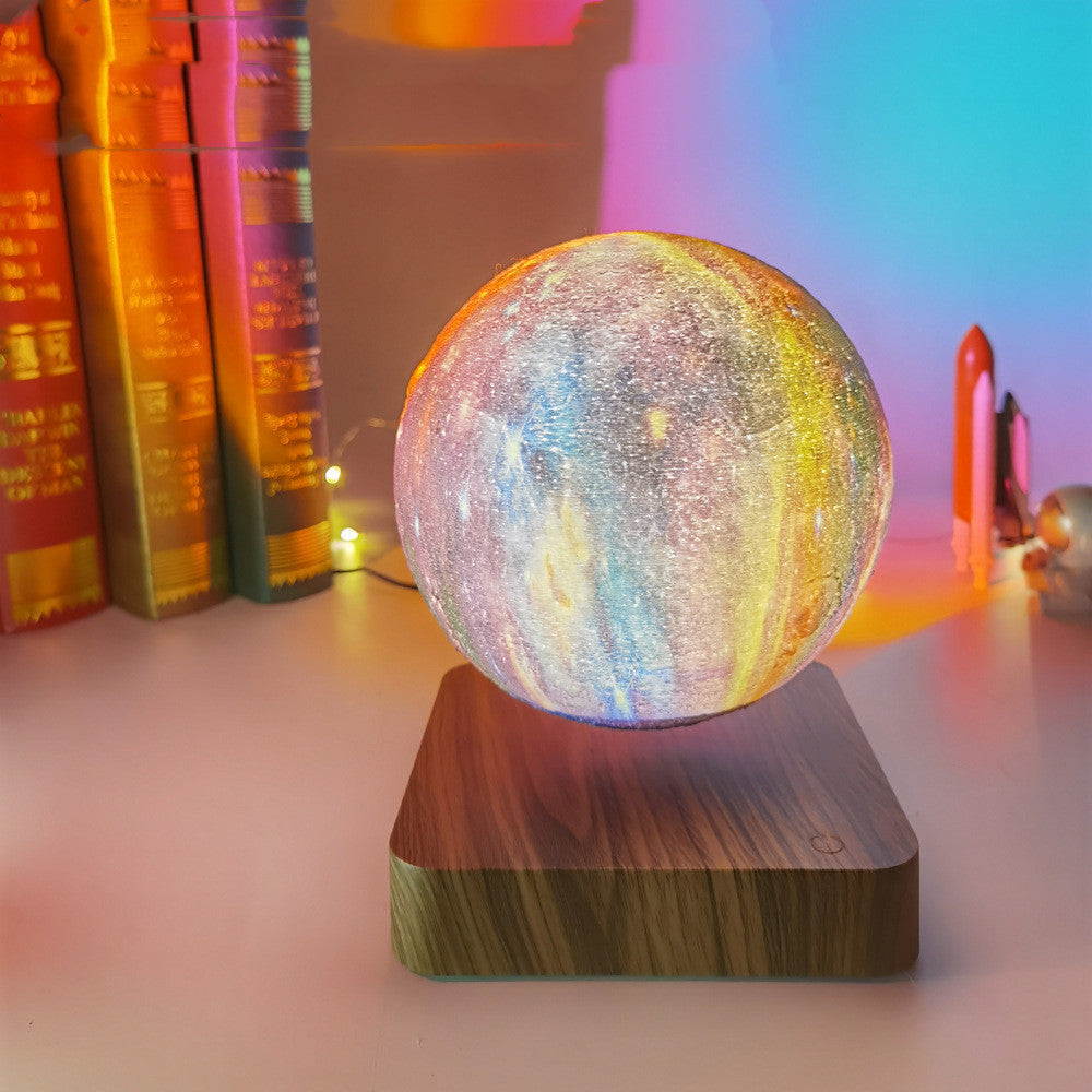 Floating Galaxy Moon Lamp.