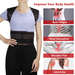 Back Support Heating Posture Corrector.