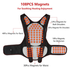 Back Support Heating Posture Corrector.