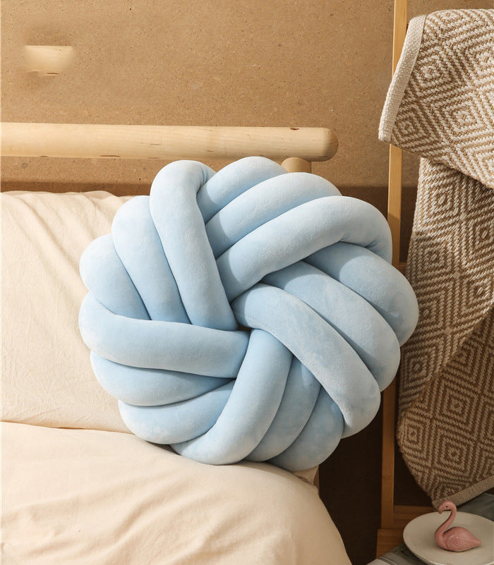 Knotted Ball Cushion.