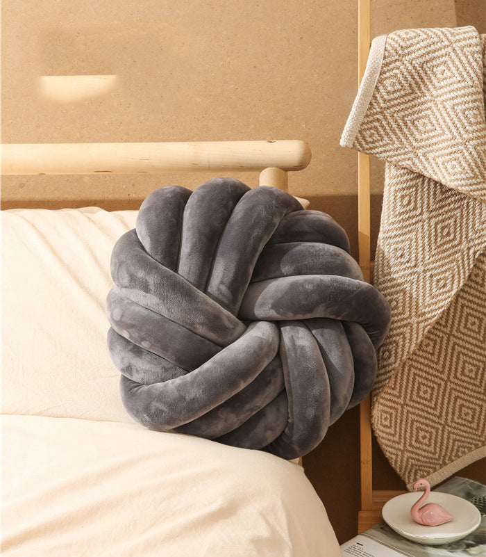 Knotted Ball Cushion.