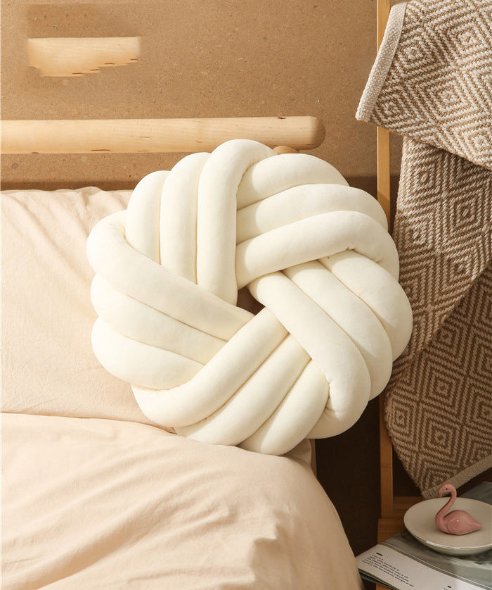 Knotted Ball Cushion.