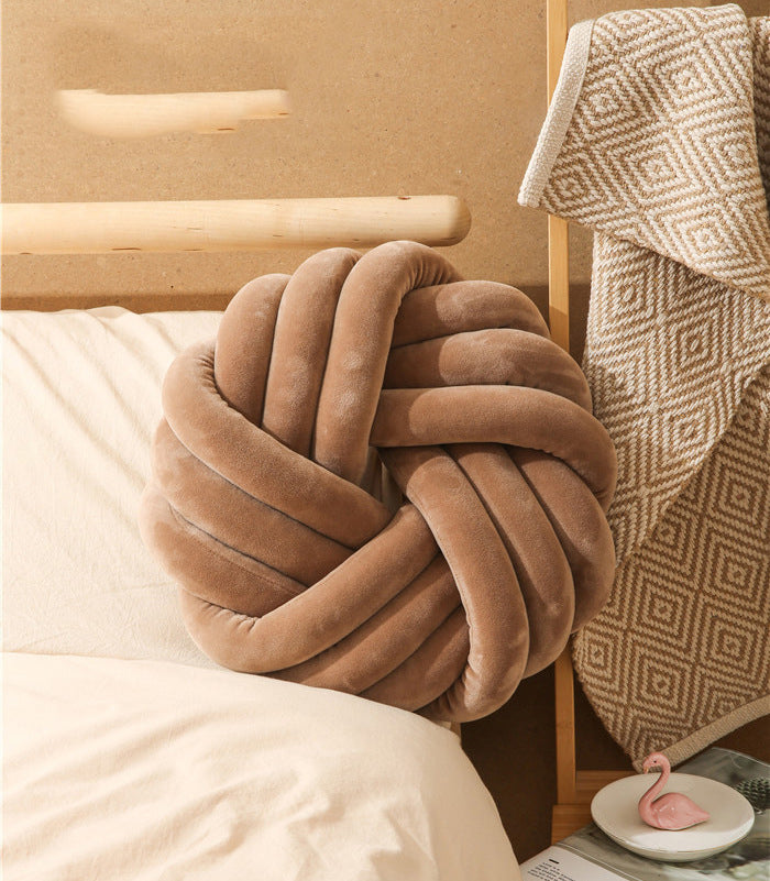 Knotted Ball Cushion.