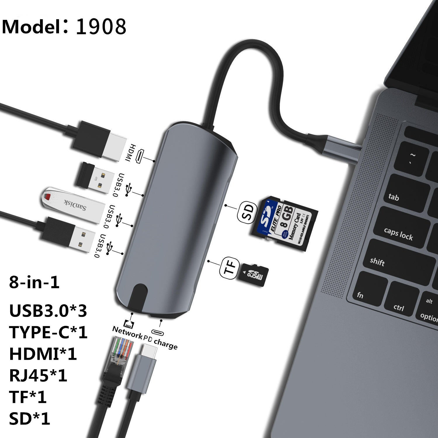 USB Type-C Hub.