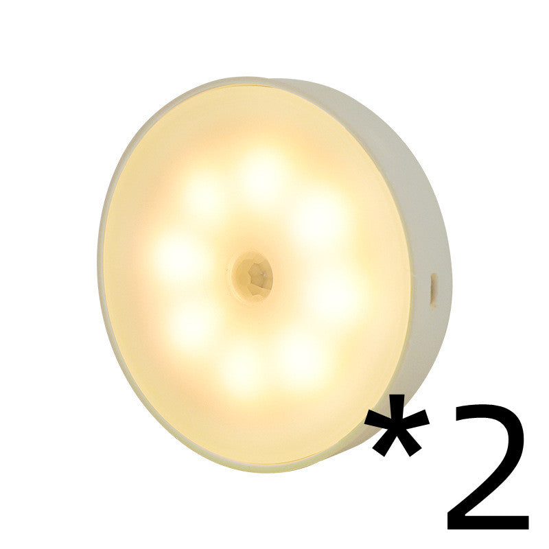 Rechargeable Round Motion Sensor Light.