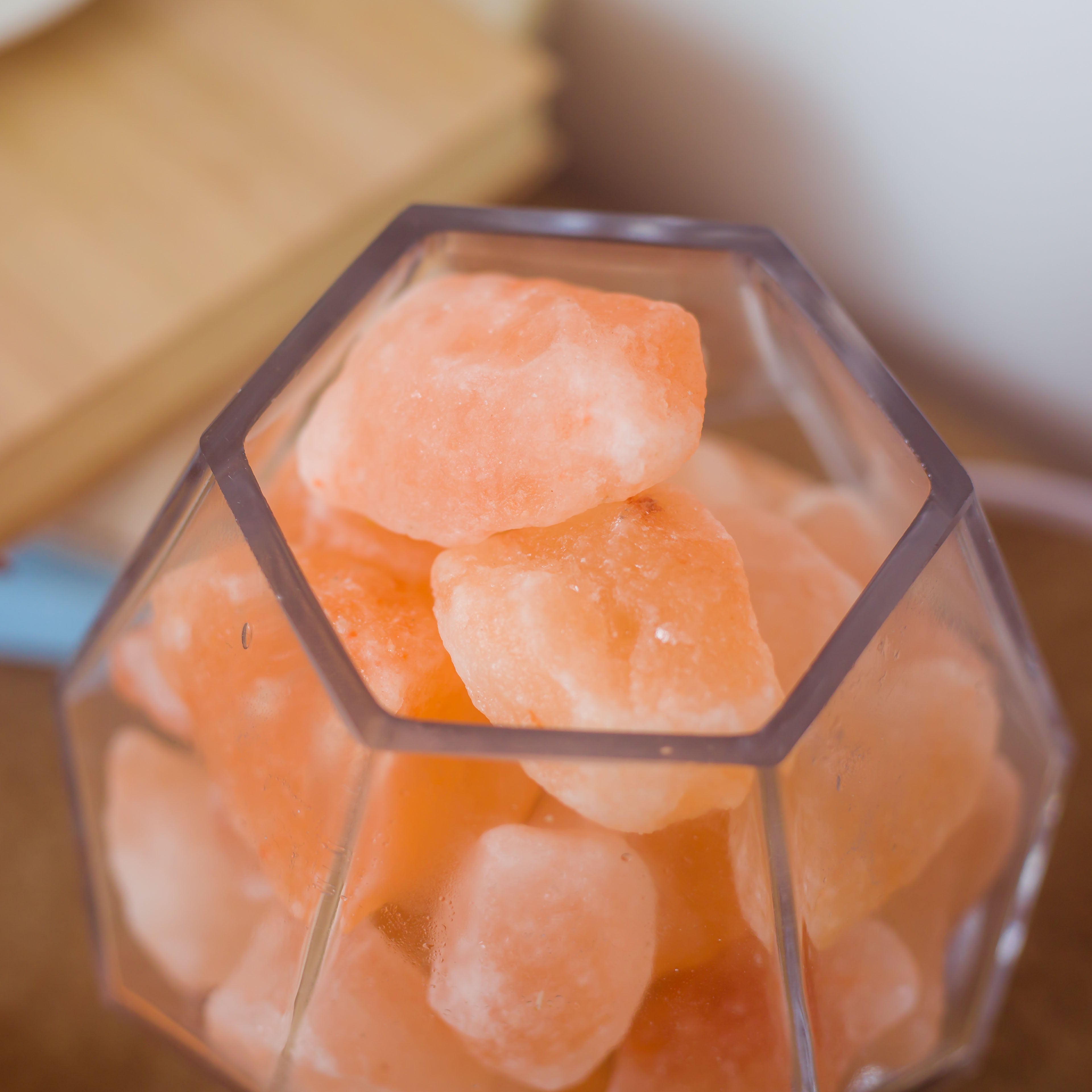 Himalayan Crystal Salt Lamp.