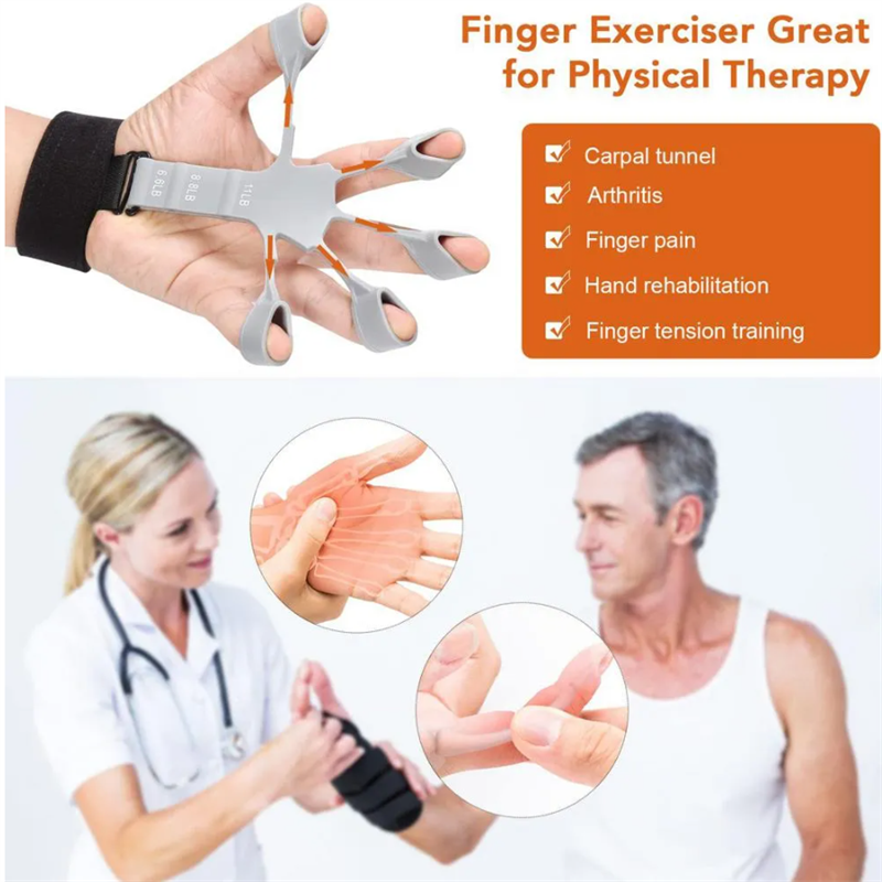 Silicone Finger Gripper Strength Trainer.