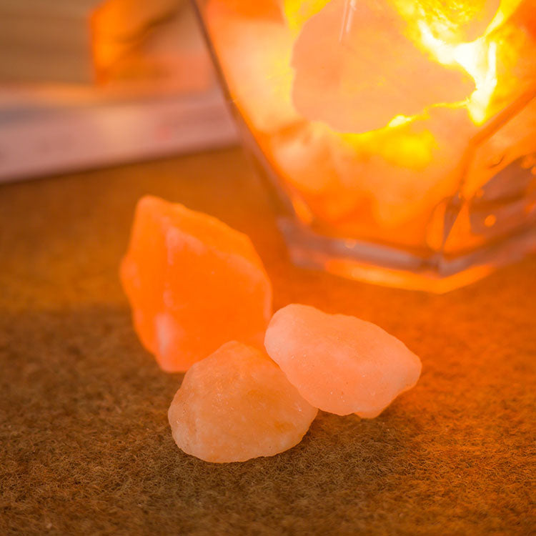 Himalayan Crystal Salt Lamp.