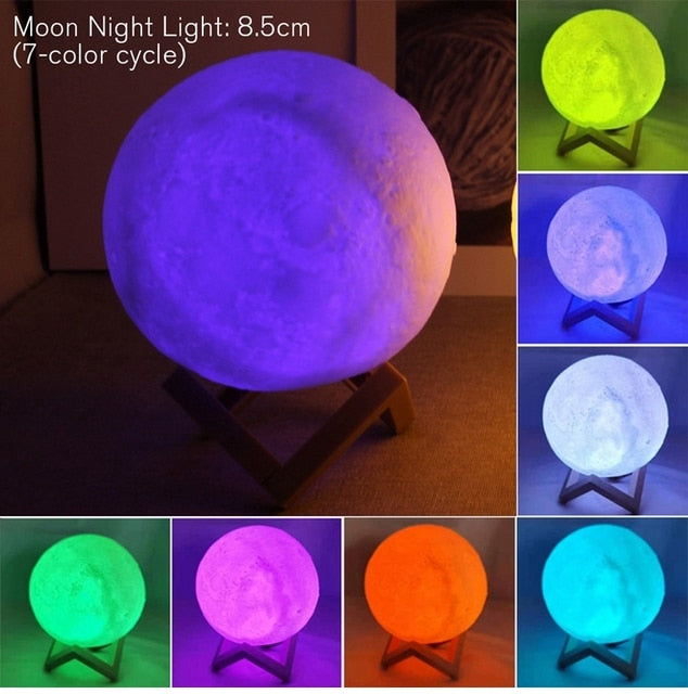 LED Wireless Moon Lamp.