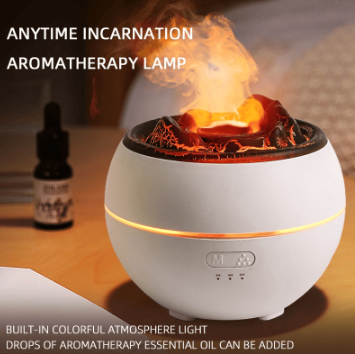 Flame Aroma Diffuser Aromatherapy Humidifier.