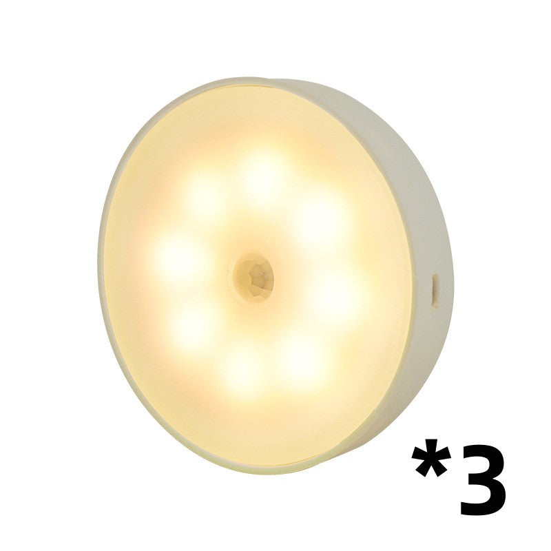 Rechargeable Round Motion Sensor Light.