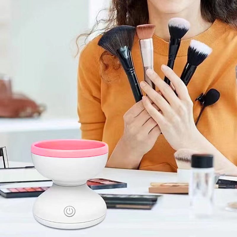 Portable Makeup Brush Cleaner.