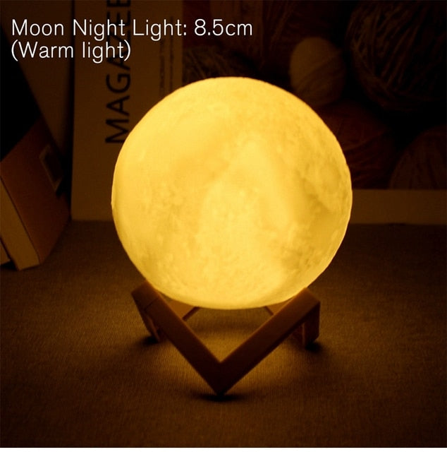 LED Wireless Moon Lamp.