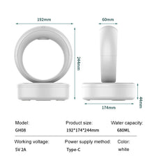 Anti-gravity Air Humidifier Ring.