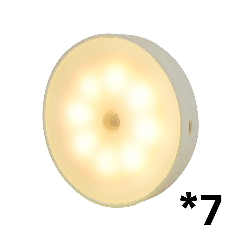 Rechargeable Round Motion Sensor Light.