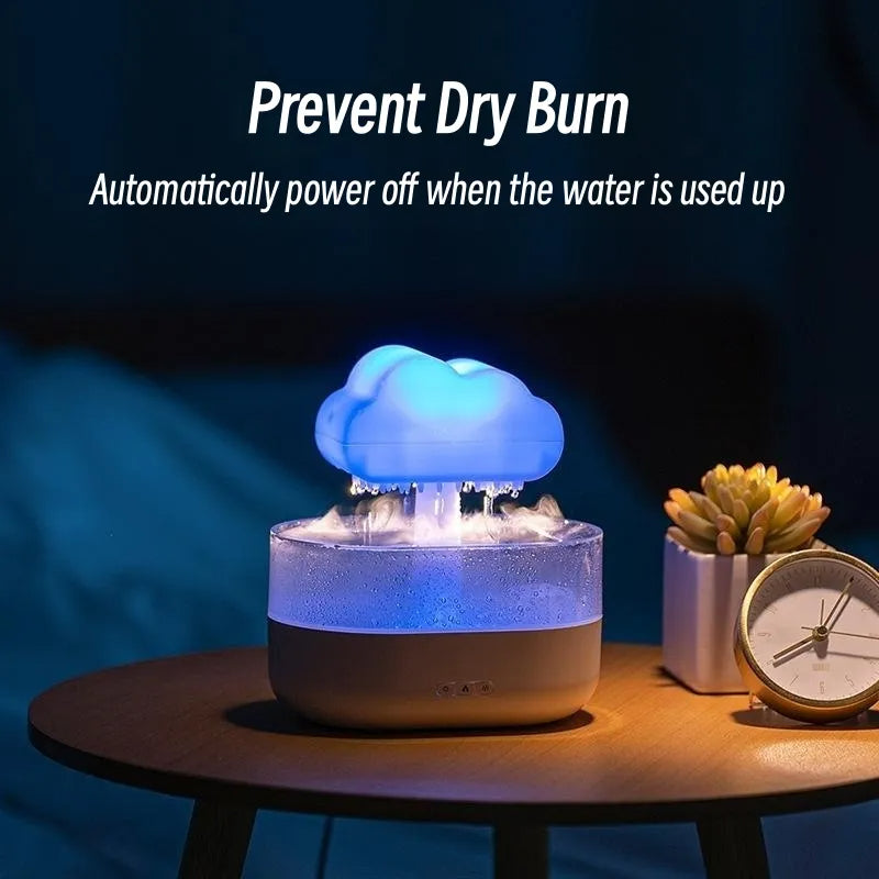 Rain Cloud Lamp and Air Humidifier.