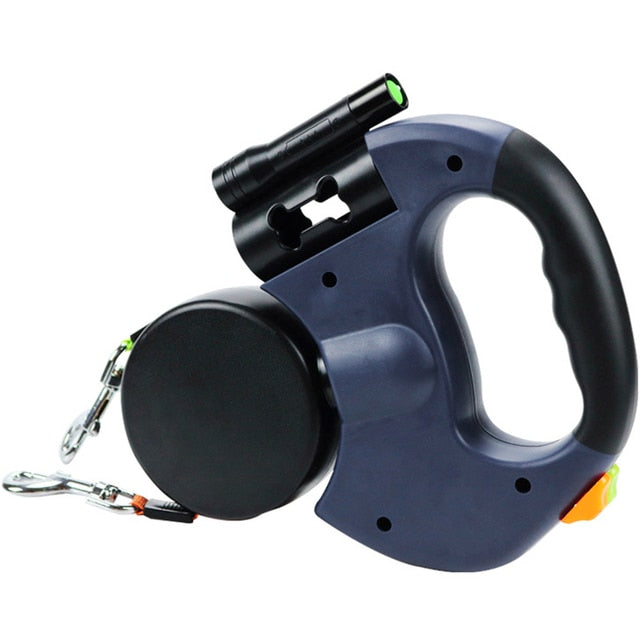 Automatic Dual Retractable Dog Leash.