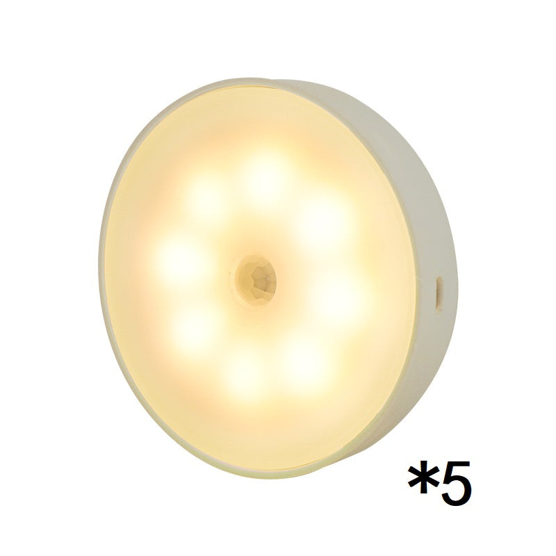 Rechargeable Round Motion Sensor Light.