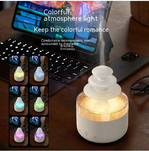 Rain Cloud Lamp and Air Humidifier.