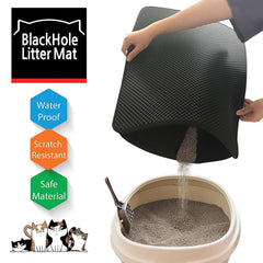 Waterproof and Non-slip Cat Litter Mat.