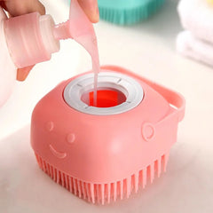 Dog Bath Silicone Brush.