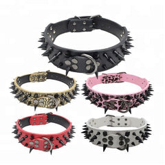 Spiked Studded Leather Collars.