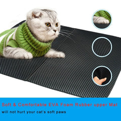 Waterproof and Non-slip Cat Litter Mat.