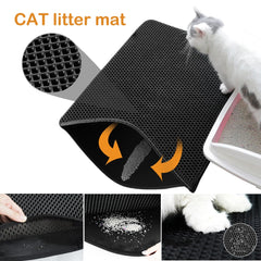 Waterproof and Non-slip Cat Litter Mat.