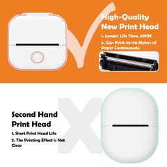 Bluetooth Compatible Pocket Printer.