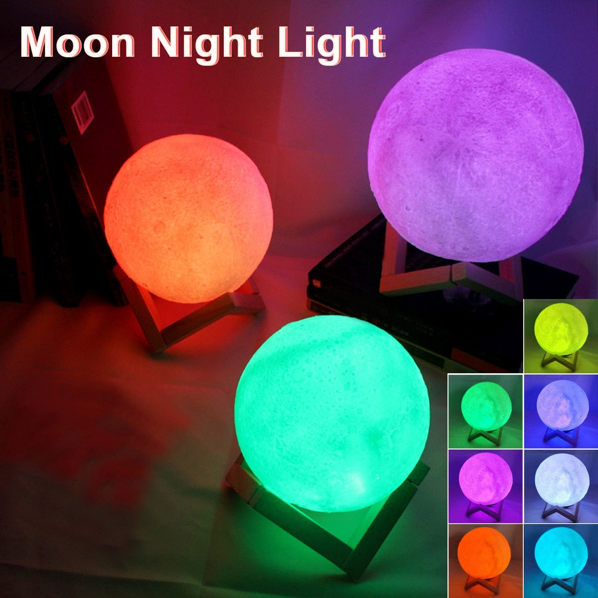 LED Wireless Moon Lamp.