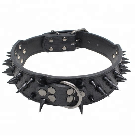 Spiked Studded Leather Collars.