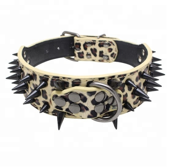 Spiked Studded Leather Collars.