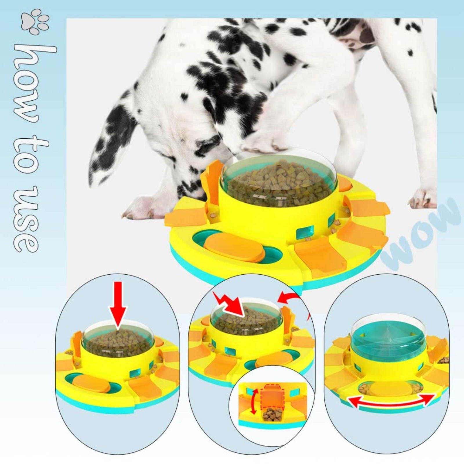 Dog Puzzle Feeder.